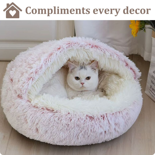 cuddle cocoon-pet bed